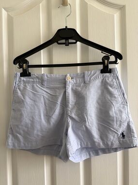 Polo Ralph Lauren Light Blue 100% Cotton Chino Shorts